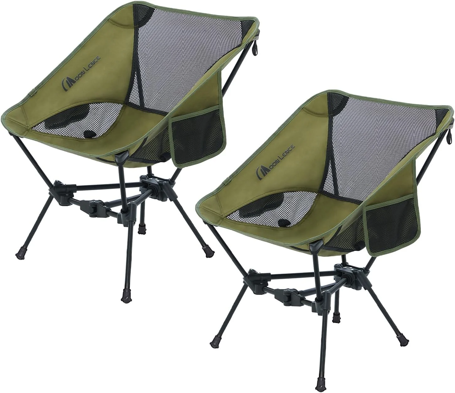 Nook LENCE 2 Pack Portable Camping Chairs Backpacking Chair, The 4th Generation Ultralight Folding Chair - Image 4