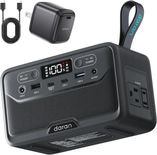 Alternative view of Nook Portable Power Station 89.6Wh LiFePO4 Battery, Solar Power Bank with AC Outlet 100W/110V