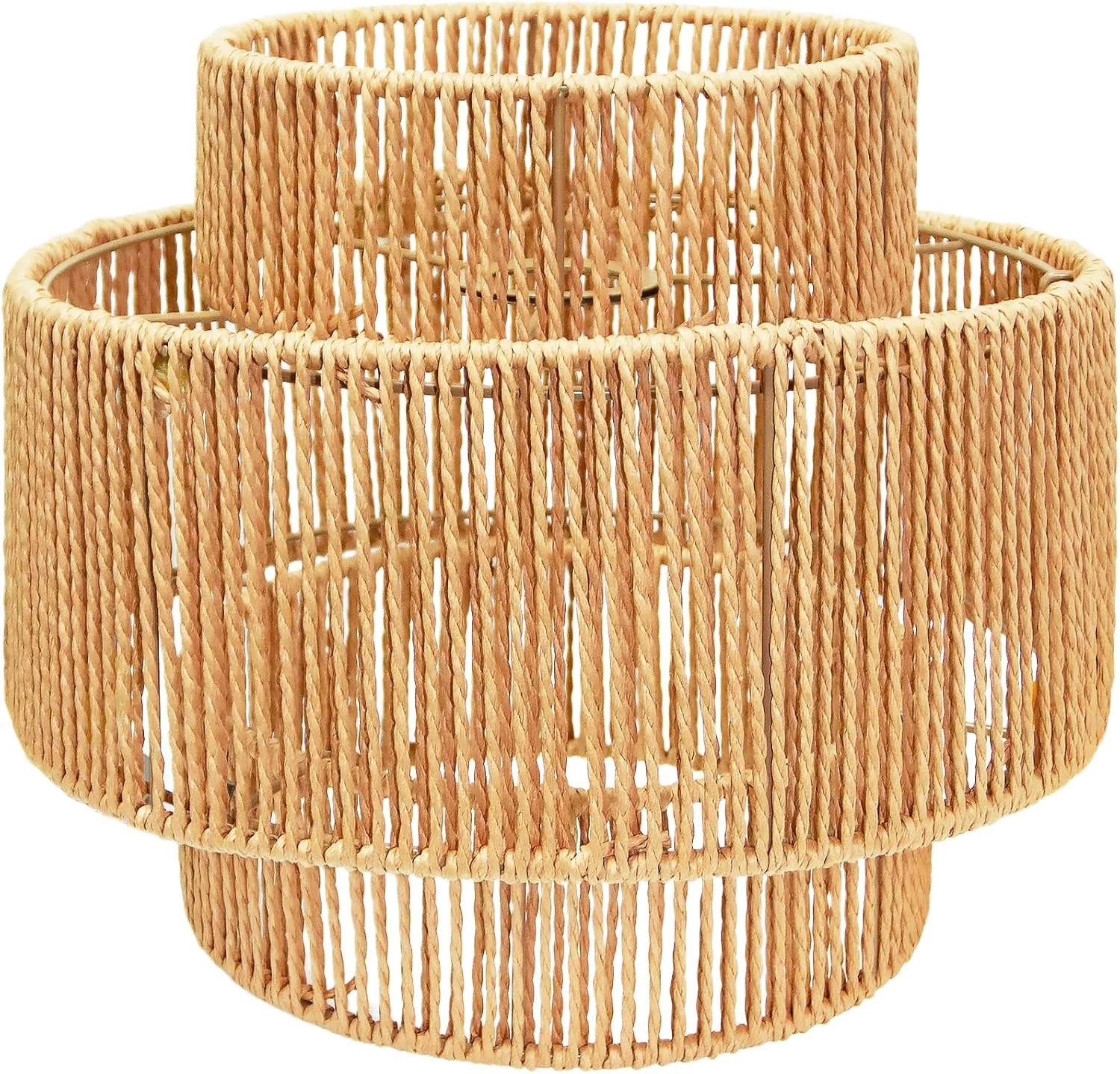 Nook Hanging Light Lamp Shades Boho Rattan Lamp Shades - Image 11
