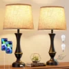 Nook Touch Lamps for Nightstand, Dimmable, Bulb Included