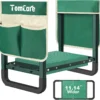 Nook Garden Kneeler and Seat 11.12” Wider Larger Soft Kneeling Pad Garden Bench with 2 Large Tool Pouches Heavy Duty