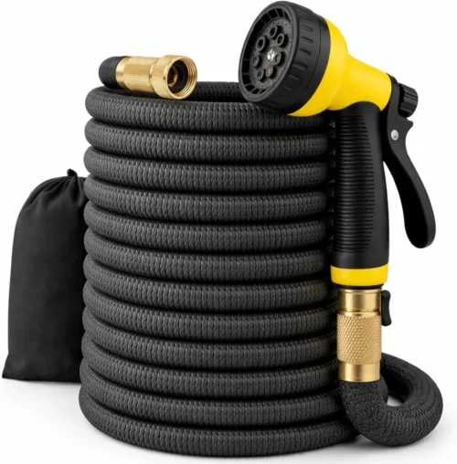 Nook XpandaHose 75ft Expandable Garden Hose, Lightweight, Ultra Strong 3750D fabric, 4-layer latex core, expands 3X