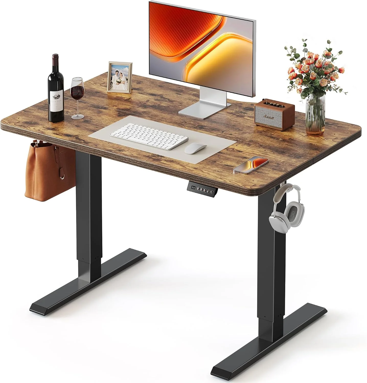 Nook Standing Desk, 48 × 24 Inches Electric Height Adjustable - Image 12