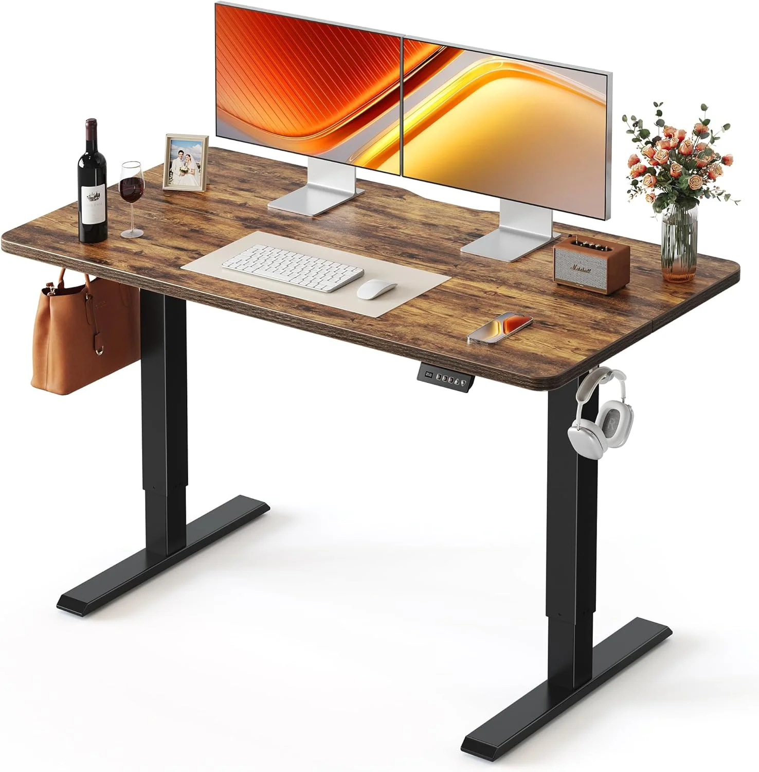 Nook Standing Desk, 48 × 24 Inches Electric Height Adjustable - Image 7