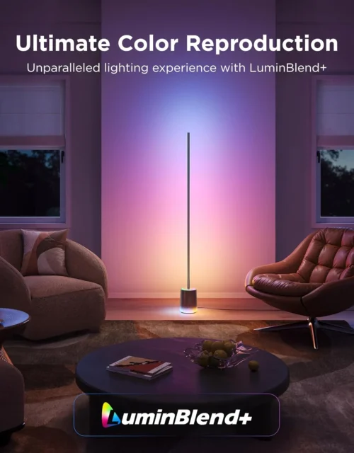 Alternative view of Nook Floor Lamp 3 with Luminblend+ Technology, 2100lm, 1000K-10000K Modern Floor Lamp for Living Room